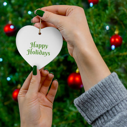 Ceramic Holiday Ornaments