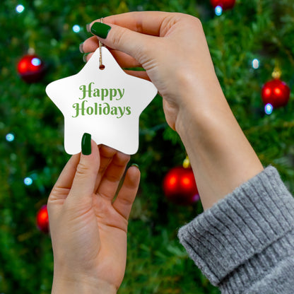 Ceramic Holiday Ornaments