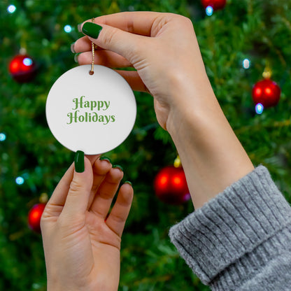 Ceramic Holiday Ornaments