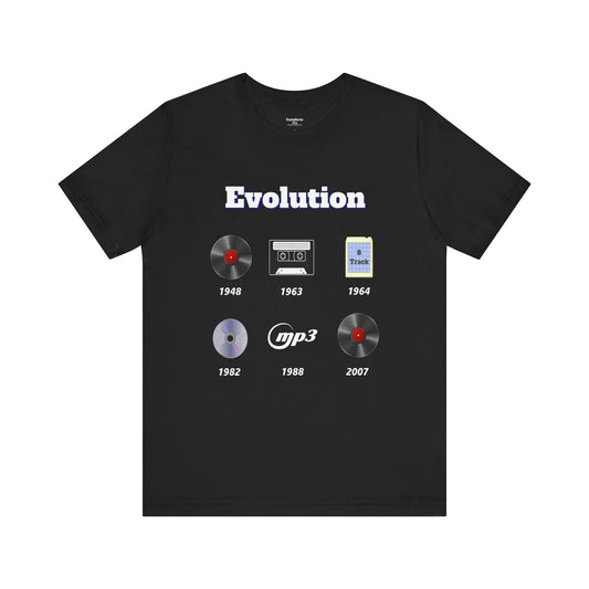 Evolution Of Music Formats - Unisex T-Shirt